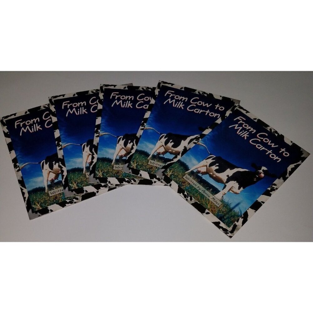 From Cow To Milk Carton 5 PBK Book Lot Duplicate Teacher Classroom Library Miles